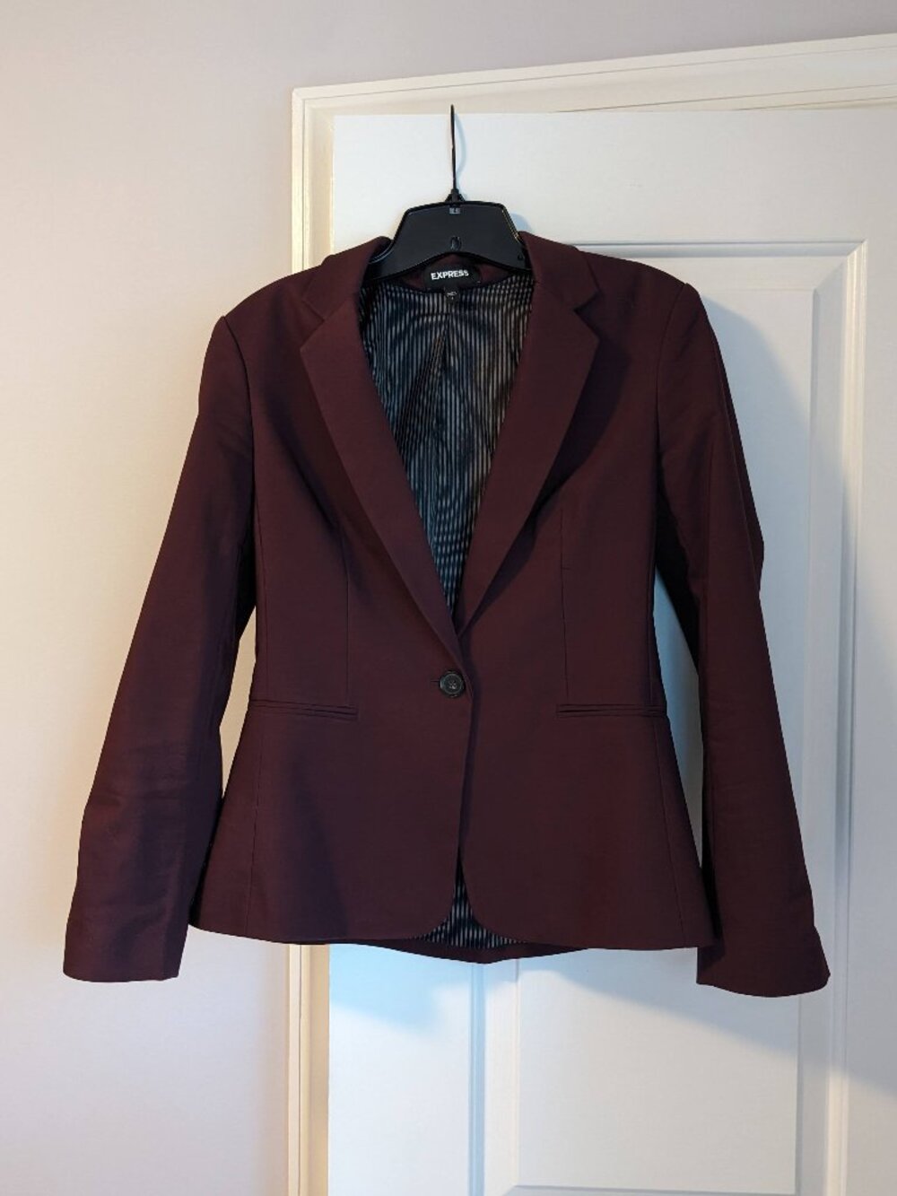 Express Women's Burgundy Blazer